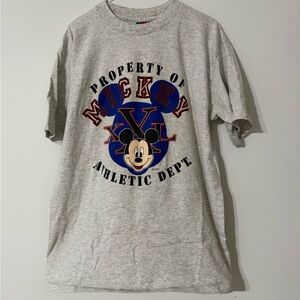 Vintage 90s Disney Mickey Mouse Athletic Dept Tee